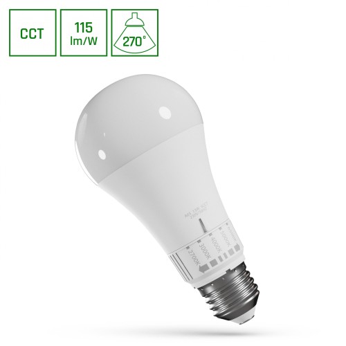 LED GLS E-27 230V 13W 5CCT WOJ+14716 SPECTRUM LED