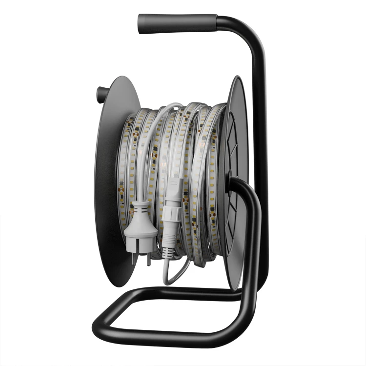 Pasek LED 2835 230V 120LED 8W/m 600lm/m NW 8mm IP65 50m roll + Szpula WOJ+17007_ROLL SPECTRUM LED