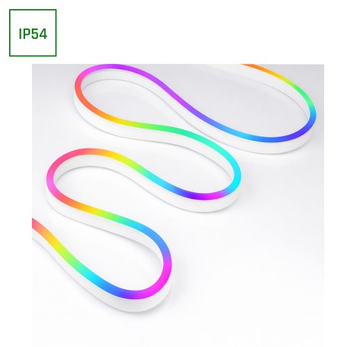 Zestaw Pasek NEON FLEX 5V 30LED 1W/m RGB digital pixel chasing IP54 2LATA 5m roll WOJ+22971_ROLL SPECTRUM LED