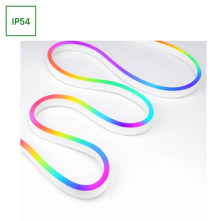 Zestaw Pasek NEON FLEX 5V 30LED 1W/m RGB digital pixel chasing IP54 2LATA 5m roll WOJ+22971_ROLL SPECTRUM LED