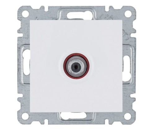 lumina Gniazdo pojedyncze SAT dla instalacji indywidualnych, biały WL3230 Intense Passion Soul HAGER POLO