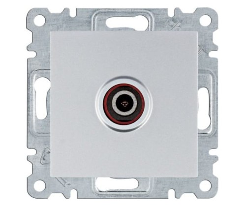 lumina Gniazdo pojedyncze TV dla instalacji indywidualnych srebrny WL3212 Intense Passion Soul HAGER POLO