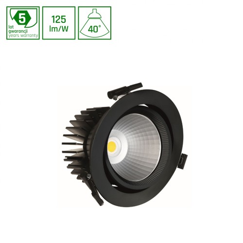CEL DARA 830 35W 230V 40st Black WOJP02777 SPECTRUM LED