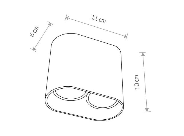Sufitowa oprawa lampa punktowa PAG WHITE 9387 NOWODVORSKI Lighting 2x GU10 spot natynkowa nowoczesna oświetleniowa biała biały podwójna Inspiracje Premium