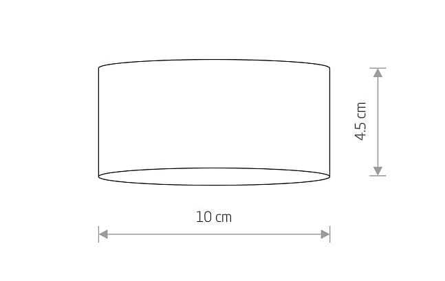 Natynkowa oprawa sufitowa lampa punktowa FLEA BLACK 8203 NOWODVORSKI Lighting Gx53 spot natynkowa nowoczesna oświetleniowa czarna czarny Inspiracje Premium