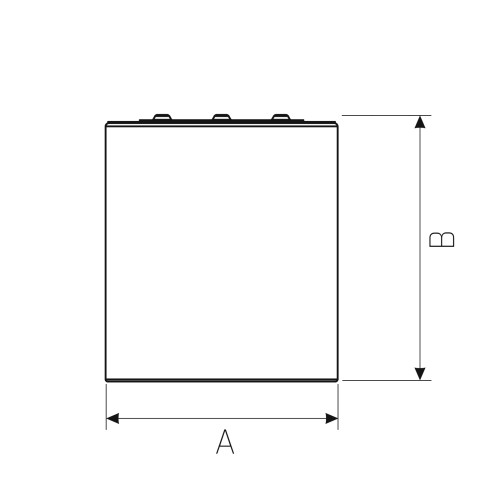 CEL ZOSMA 2 SQUARE 840 19W 230V 40st White WOJP03979 SPECTRUM LED