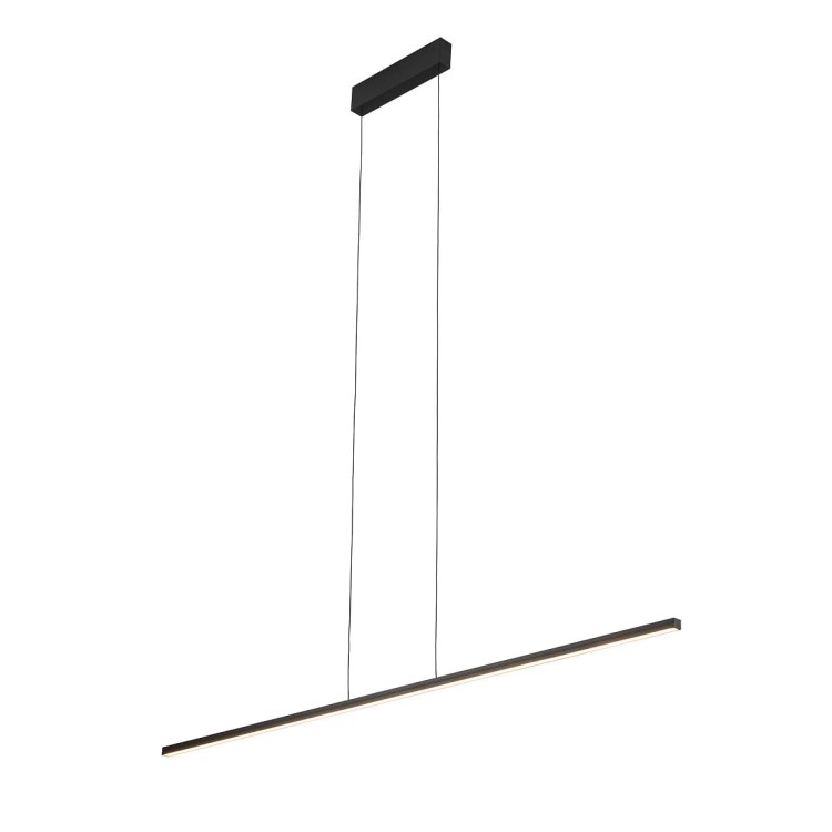 Lampa liniowa wisząca BAR LED L 3000K 27W 10365 NOWODVORSKI Lighting 180cm Loft nowoczesna sufitowa oświetleniowa zwis do biura nad biurko stół czarna czarny Inspiracje Premium