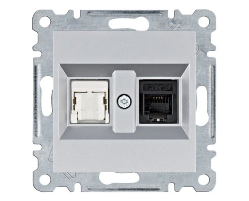 lumina Gniazdo RJ11/12 + RJ45, srebrny WL2212 Intense Passion Soul HAGER POLO