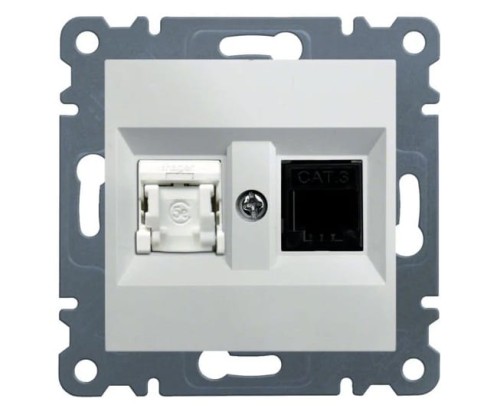 lumina Gniazdo RJ11/12 + RJ45, biały WL2210 Intense Passion Soul HAGER POLO