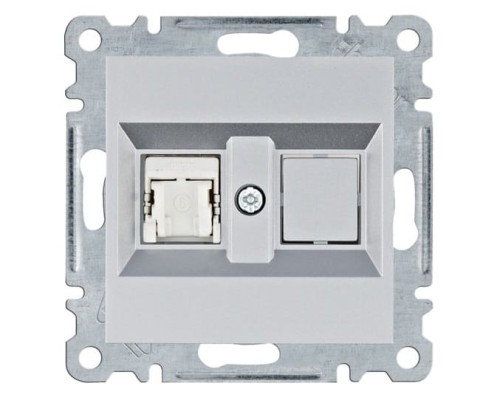 lumina Gniazdo komputerowe pojedyczne RJ45 kat.6 FTP, srebrny WL2172 Intense Passion Soul HAGER POLO