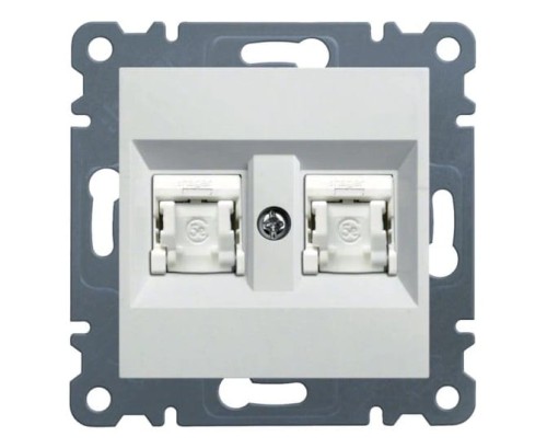 lumina Gniazdo komputerowe podwójne RJ45 kat.6 UTP, biały WL2160 Intense Passion Soul HAGER POLO
