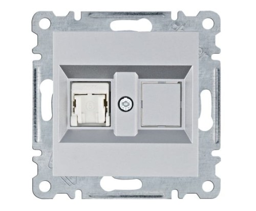 lumina Gniazdo komputerowe pojedyczne RJ45 kat.6 UTP, srebrny WL2152 Intense Passion Soul HAGER POLO