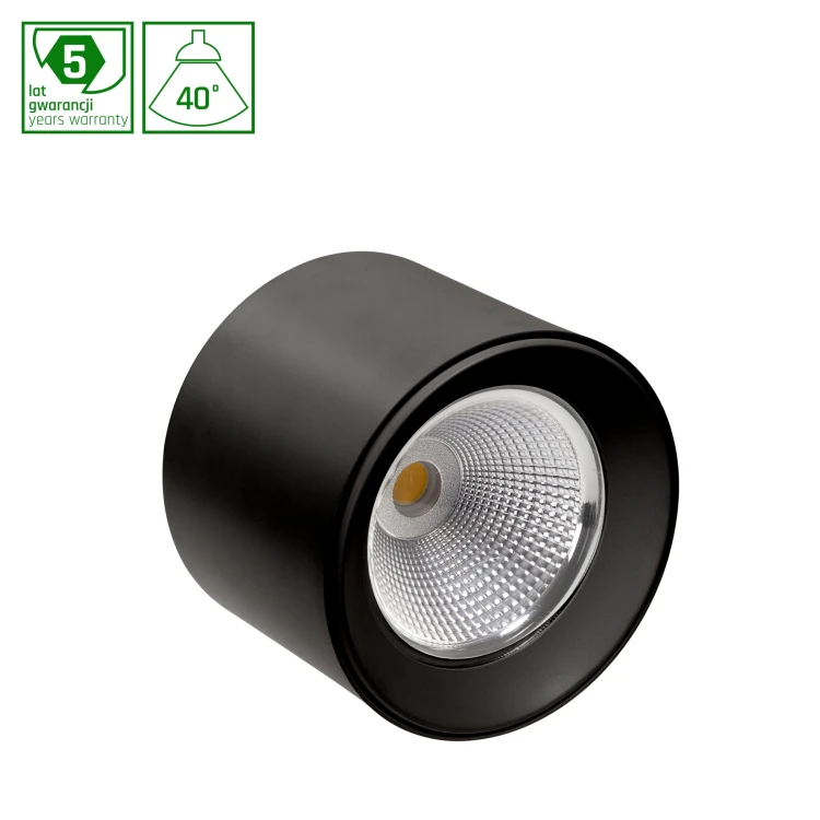 CEL ZOSMA 3 ROUND MEAT 27W 230V 40st Black Zwieszana WOJP07203 SPECTRUM LED