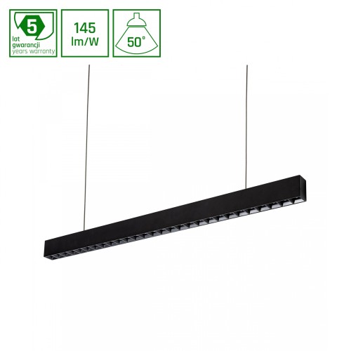 ALLDAY INSPIRE ONE DARK LIGHT 50st Czarny 830 46W 230V 1680mm Czarny WOJP07785 SPECTRUM LED