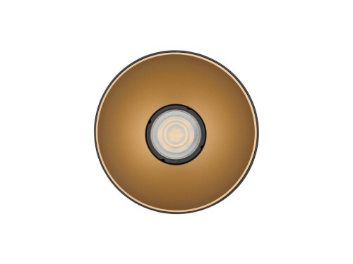 Natynkowa oprawa sufitowa lampa punktowa POINT TONE BLACK/GOLD 8224 NOWODVORSKI Lighting GU10 spot natynkowa nowoczesna oświetleniowa czarna czarno złota Inspiracje Premium