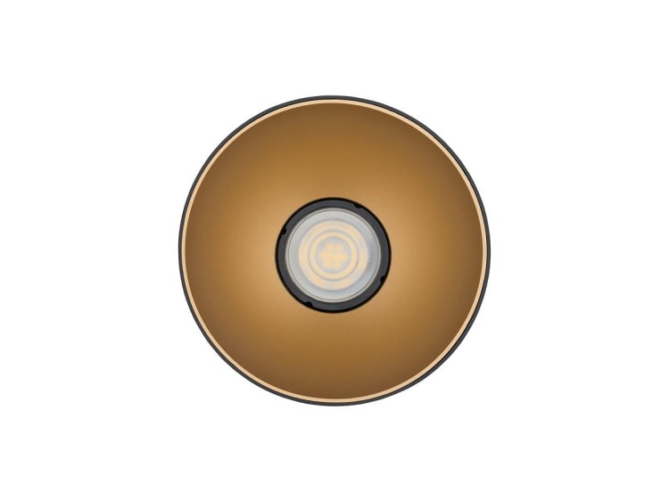 Natynkowa oprawa sufitowa lampa punktowa POINT TONE BLACK/GOLD 8224 NOWODVORSKI Lighting GU10 spot natynkowa nowoczesna oświetleniowa czarna czarno złota Inspiracje Premium