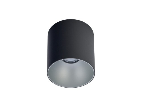 Natynkowa oprawa sufitowa lampa punktowa POINT TONE BLACK/SILVER 8223 NOWODVORSKI Lighting GU10 spot natynkowa nowoczesna oświetleniowa czarna czarno srebrna Inspiracje Premium