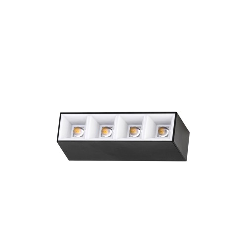 MINI28 ALLDAY INSPIRE ONE DARK LIGHT 80st Biały 830 17W 230V 280mm Czarny WOJP07886 SPECTRUM LED