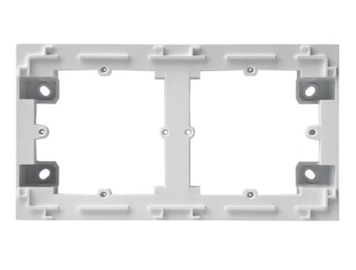 lumina intense Adapter natynkowy 2-krotny, biały WL5820 HAGER POLO
