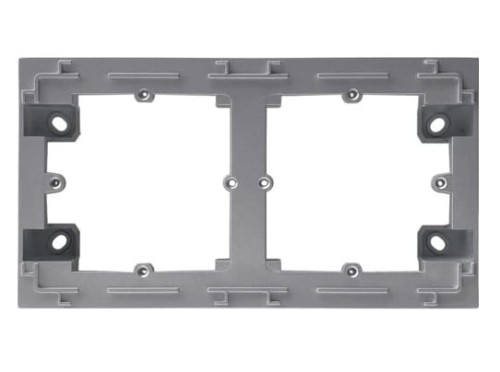 lumina intense Adapter natynkowy 2-krotny, srebrny WL5822 HAGER POLO