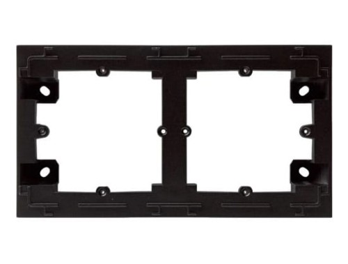 lumina intense Adapter natynkowy 2-krotny, czarny WL5823 HAGER POLO