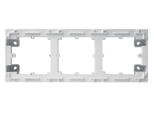 lumina intense Adapter natynkowy 3-krotny, biały WL5830 HAGER POLO