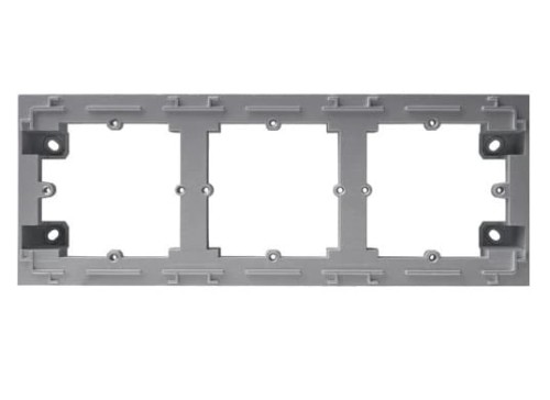 lumina intense Adapter natynkowy 3-krotny, srebrny WL5832 HAGER POLO