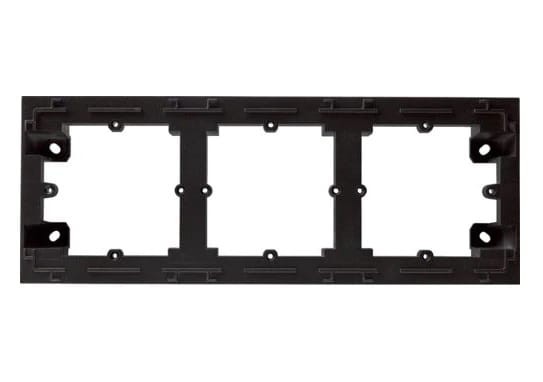 lumina intense Adapter natynkowy 3-krotny, czarny WL5833 HAGER POLO