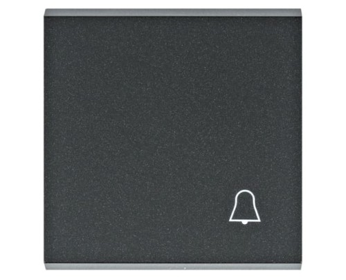 lumina Klawisz z symbolem „Dzwonek”, czarny WL6013 Intense Passion Soul HAGER POLO