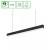 ALLDAY INSPIRE ONE 840 17W 230V 560mm 90st Czarny DALI WOJP08138 SPECTRUM LED