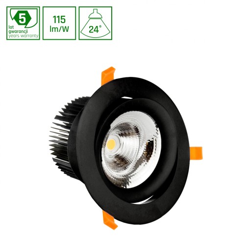 CEL MONA 4 935 27W 230V 24st Black VIVID WOJP08142 SPECTRUM LED