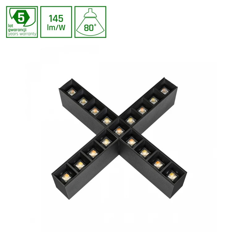 ALLDAY INSPIRE ELEMENTS X DARK LIGHT 80st Czarny 840 25W 230V Czarny CASAMBI WOJP08166 SPECTRUM LED