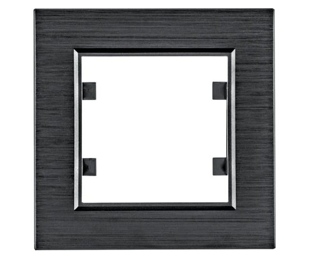 lumina passion Ramka 1-krotna, aluminium czarne WL9013 HAGER POLO