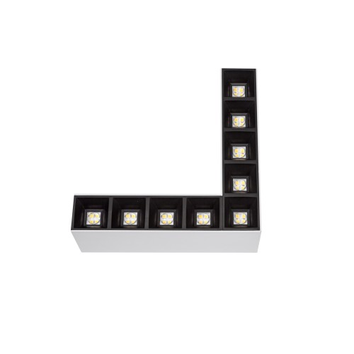 ALLDAY INSPIRE ELEMENTS L DARK LIGHT 50st Czarny 840 8W 230V Biały WOJP09652 SPECTRUM LED