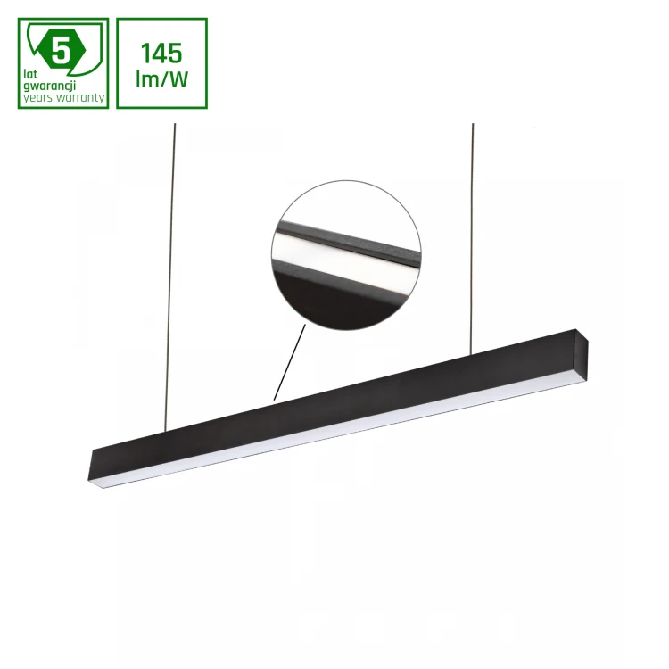 ALLDAY INSPIRE TWO SIDES 830 76W 230V 1680mm 115st Czarny DIM WOJP09733 SPECTRUM LED