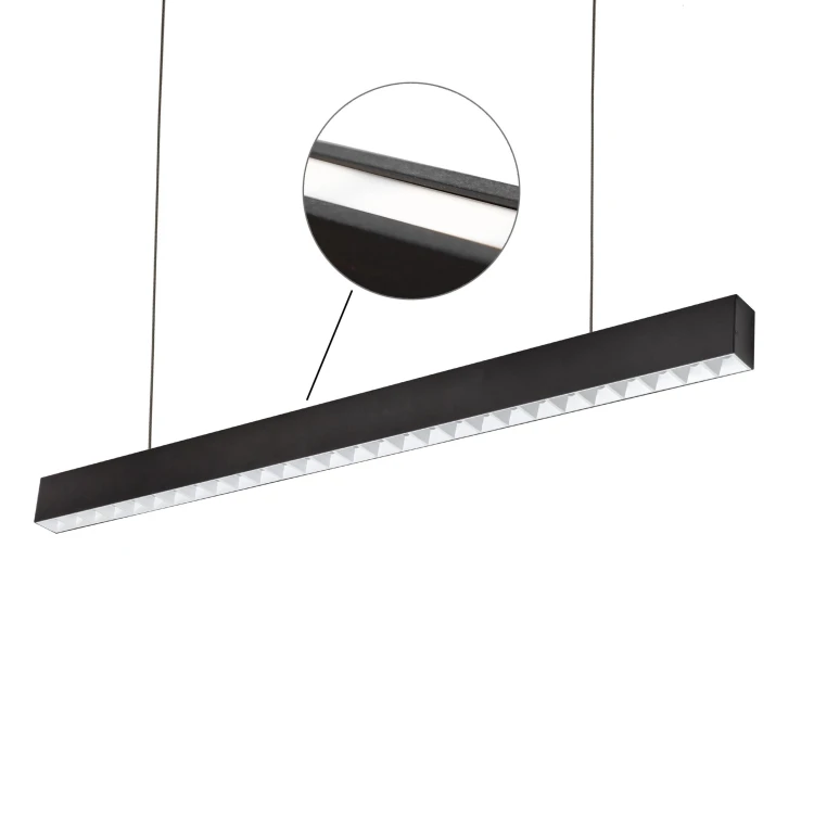 ALLDAY INSPIRE TWO SIDES DARK LIGHT 80st Biały 830 63W 230V 1680mm Czarny WOJP09784 SPECTRUM LED