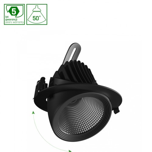 SAL SILENA 2 MEAT 27W 230V 50st Black WOJP09922 SPECTRUM LED