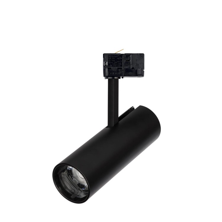 Lampa szynowa Reflektor szynowy trójfazowa CTLS MILO LED 8760 NOWODVORSKI Lighting 25W 3000K Loft nowoczesna 3 fazowa 3F sufitowa ścienna oświetlenie szynowe 230V szynoprzewodu barwa ciepła ciepłobiała czarna czarny Inspiracje Premium