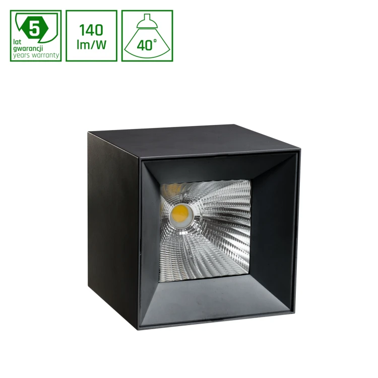 CEL ZOSMA 4 SQUARE 840 19W 230V 40st White WOJP11655 SPECTRUM LED