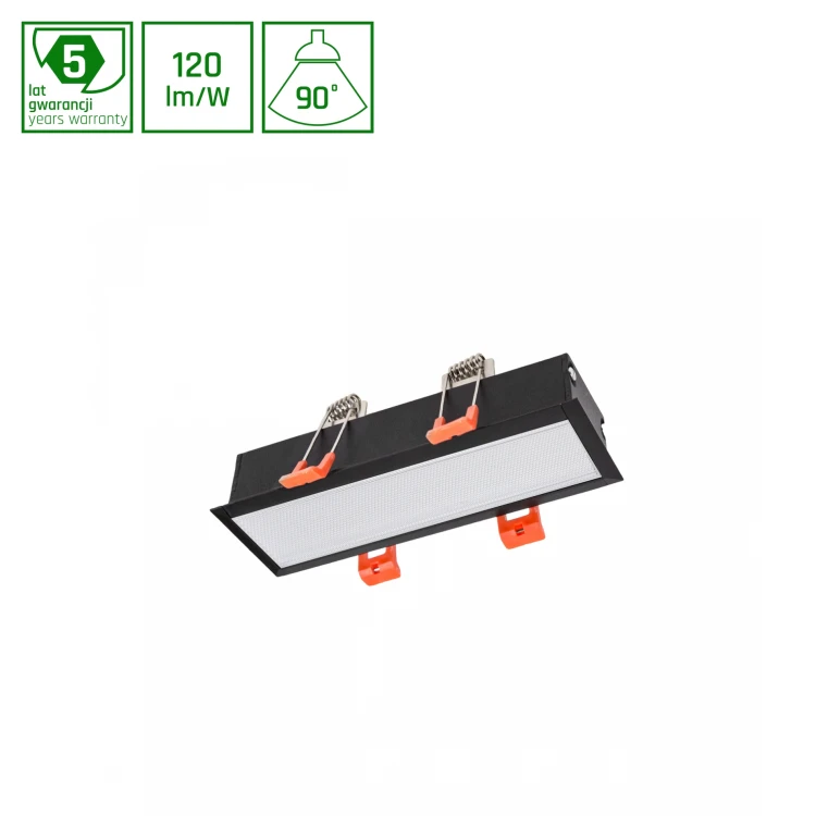MINI28 ALLDAY INSPIRE IN 940 17W 230V 280mm 90st Czarny DALI WOJP11783 SPECTRUM LED