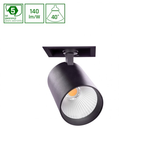 MDD PESO 1 935 19W 230V 40st Black WOJP11818 SPECTRUM LED