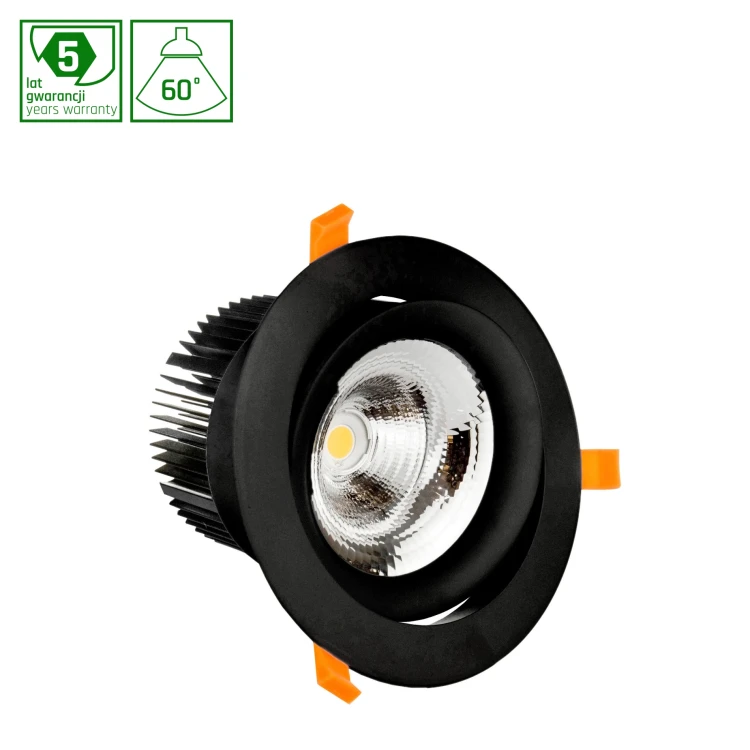 CEL MONA 4 MEAT 19W 230V 60st Black WOJP06203 SPECTRUM LED