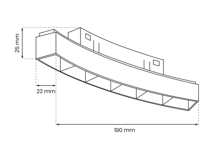 Oprawa Liniowa Lampa Raster LED 19cm 6W do Szynoprzewodu okrągłego Szyny niskonapięciowy System ROUND MAGNETIC TRACK ML8693 Milagro 3000K Loft średnicy 90cm 900mm sufitowy oświetlenie szynowe listwa natynkowa podtynkowa 48V czarna Inspiracje Premium
