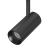 Lampa szynowa Reflektor szynowy LED 7W do Szynoprzewodu okrągłego Szyny niskonapięciowy System ROUND MAGNETIC TRACK ML8696 Milagro 4000K Loft średnicy 90cm 900mm sufitowy oświetlenie szynowe listwa natynkowa podtynkowa 48V czarna czarny Inspiracje Premium