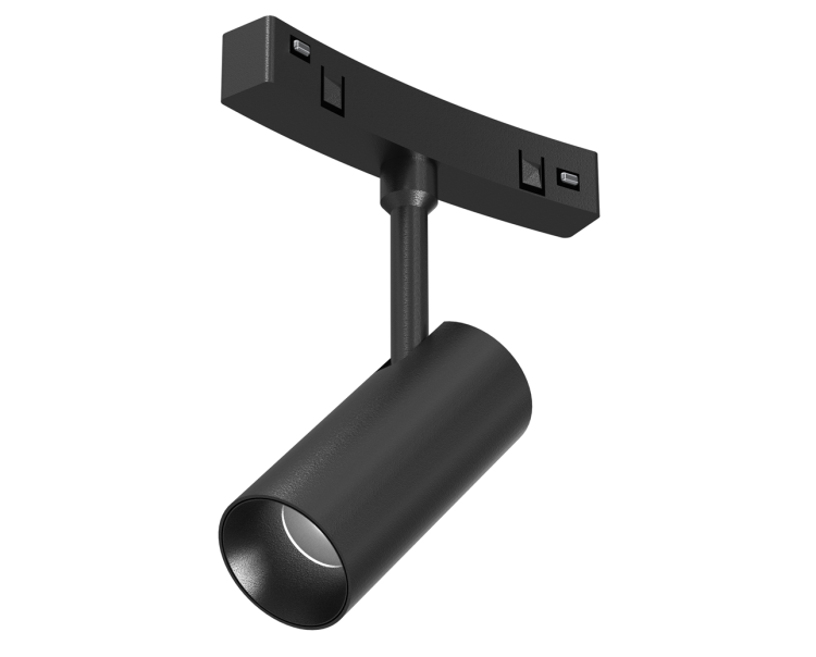 Lampa szynowa Reflektor szynowy LED 7W do Szynoprzewodu okrągłego Szyny niskonapięciowy System ROUND MAGNETIC TRACK ML8697 Milagro 3000K Loft średnicy 90cm 900mm sufitowy oświetlenie szynowe listwa natynkowa podtynkowa 48V czarna czarny Inspiracje Premium