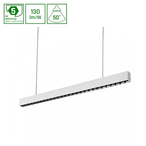 ALLDAY INSPIRE ONE DARK LIGHT 50st Czarny TW 30W 230V 1120mm Biały DALI WOJP06530 SPECTRUM LED