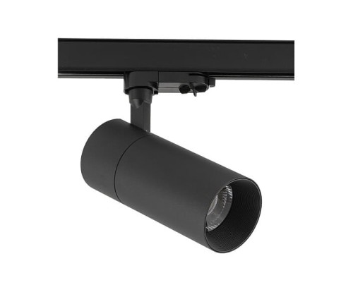 Lampa szynowa Reflektor szynowy trójfazowa CTLS TINOS LED BLACK 10396 NOWODVORSKI Lighting 10W 3000K Loft nowoczesna 3 fazowa 3F sufitowa ścienna oświetlenie szynowe 230V szynoprzewodu barwa ciepła ciepłobiała czarna czarny Inspiracje Premium