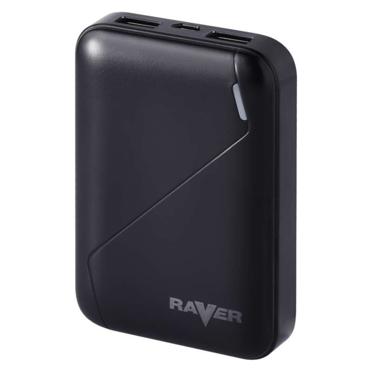 Power bank ładowarka Powerbank 2 x USB RAVER 6600mAh B0511 Emos czarny
