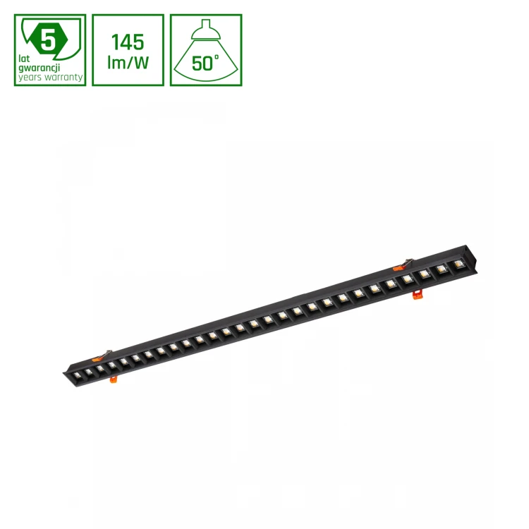ALLDAY INSPIRE IN DARK LIGHT 50st Czarny 840 46W 230V 1680mm Czarny WOJP06644 SPECTRUM LED