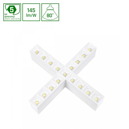 ALLDAY INSPIRE ELEMENTS X DARK LIGHT 80st Biały 830 25W 230V Biały WOJP06667 SPECTRUM LED